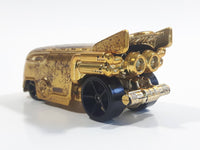 2015 Hot Wheels Star Wars Character Cars C-3PO Pearl Gold Chrome Die Cast Toy Car Vehicle