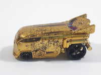 2015 Hot Wheels Star Wars Character Cars C-3PO Pearl Gold Chrome Die Cast Toy Car Vehicle