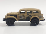 2010 Matchbox Medieval Rides Jungle Crawler Matte Beige Brown Die Cast Toy Car Vehicle