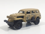 2010 Matchbox Medieval Rides Jungle Crawler Matte Beige Brown Die Cast Toy Car Vehicle