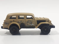 2010 Matchbox Medieval Rides Jungle Crawler Matte Beige Brown Die Cast Toy Car Vehicle