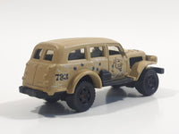 2010 Matchbox Medieval Rides Jungle Crawler Matte Beige Brown Die Cast Toy Car Vehicle