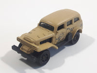 2010 Matchbox Medieval Rides Jungle Crawler Matte Beige Brown Die Cast Toy Car Vehicle