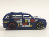 2016 Hot Wheels Art Cars Boom Box Dark Blue Die Cast Toy Car Vehicle