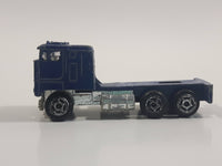 Summer Marz Karz No. S8567 Kenworth K100 Semi Tractor Truck Dark Blue 1/90 Scale Die Cast Toy Car Vehicle