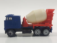 Summer Marz Karz Style Kenworth K100 Cement Truck Blue Red White 1/90 Scale Die Cast Toy Car Vehicle Made in Hong Kong