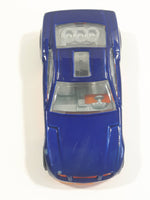 2013 Hot Wheels Track Aces Torque Screw Metalflake Blue with Orange Die Cast Toy Car Vehicle