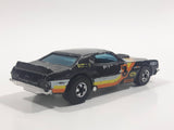 Vintage 1979 Hot Wheels Torino Stocker Black Die Cast Toy Car Vehicle