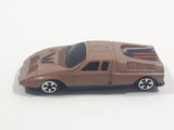 Vintage Lintoy Mercedes Benz C111 Brown Die Cast Toy Car Vehicle - Made in Hong Kong