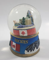 Canadian Rockies 3 1/2" Miniature Snow Globe - Tilted