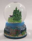 Harrison Hot Springs Resort & Spa Bear in Hot Tub 2 1/2" Miniature Snow Globe