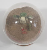 Arizona It's A Dry Heat! Skeleton Cactus Desert Themed 3 1/2" Sand Filled Snow Globe