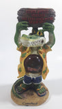 Rare 2005 Gatorland Orlando, Florida Send More Tourist The Last Ones Were Delicious! 3D Standing Alligator Themed 7 1/2" Snow Globe with Garbage Filled Stomach