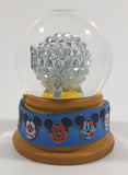 Disney Parks Authentic Original Epcot One Mouse One World 2 1/2" Miniature Snow Globe