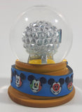 Disney Parks Authentic Original Epcot One Mouse One World 2 1/2" Miniature Snow Globe