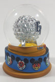 Disney Parks Authentic Original Epcot One Mouse One World 2 1/2" Miniature Snow Globe