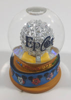 Disney Parks Authentic Original Epcot One Mouse One World 2 1/2" Miniature Snow Globe