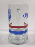 1988 Cutler Brands NHL Ice Hockey Washington Capitals Sports Team 5 1/2" Tall Glass Beer Mug Sports Collectible