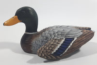 Vintage 1970s Heritage Decoys Mallard Duck with Wing Lifted Miniature Decorative Ornament J.B. Garton