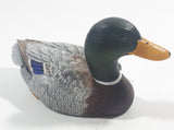 Vintage 1970s Heritage Decoys Mallard Duck with Wing Lifted Miniature Decorative Ornament J.B. Garton