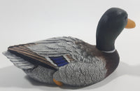 Vintage 1970s Heritage Decoys Mallard Duck with Wing Lifted Miniature Decorative Ornament J.B. Garton