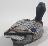 Vintage 1970s Heritage Decoys Mallard Duck with Wing Lifted Miniature Decorative Ornament J.B. Garton