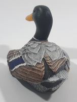 Vintage 1970s Heritage Decoys Mallard Duck with Wing Lifted Miniature Decorative Ornament J.B. Garton