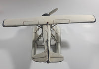Vintage Style White Float Plane Large Tin Metal Airplane
