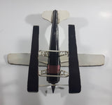 Vintage Style White Float Plane Large Tin Metal Airplane