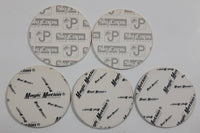 1993 Mixed Jurassic Park and Dinosaur 3D Hologram Pogs / Caps Lot of 5