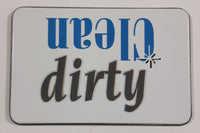 Dirty / Clean Metal Dishwasher Fridge Magnet