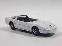 Maisto Corvete ZR-1 White Die Cast Toy Car Vehicle - No Windshield