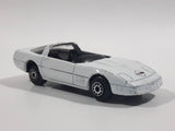 Maisto Corvete ZR-1 White Die Cast Toy Car Vehicle - No Windshield