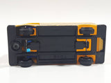 Unknown Brand No. 1005 Delivery Van Yellow Plastic Body Die Cast Toy Car Vehicle