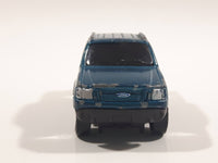 Maisto Ford Sport Trac Pickup Truck Teal Green Die Cast Toy Car Vehicle