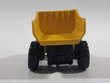 1998 Maisto Tonka Hasbro Mighty Dump Truck 768 Yellow 1/64 Scale Die Cast Toy Car Construction Vehicle