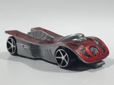 2008 Hot Wheels Motoblade Dark Red Plastic Toy Car Vehicle McDonald's Happy Meal with Crash Sound - Dead Battery