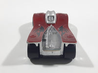 2008 Hot Wheels Motoblade Dark Red Plastic Toy Car Vehicle McDonald's Happy Meal with Crash Sound - Dead Battery
