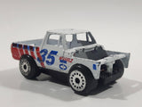 Zee Toys Dyna Wheels D125 Rough Riders Pickup Truck #35 White Die Cast Toy Car Vehicle