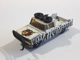Vintage Majorette Dodge Simca White Safari Truck with Black stripes 1/80 Scale Die Cast Toy Car Vehicle