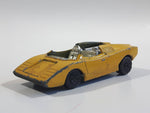 Vintage 1973 Lesney Matchbox Superfast No. 27 Lamborghini Countach Yellow Die Cast Toy Super Dream Car Vehicle - No Roof