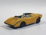 Vintage 1973 Lesney Matchbox Superfast No. 27 Lamborghini Countach Yellow Die Cast Toy Super Dream Car Vehicle - No Roof
