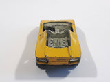 Vintage 1973 Lesney Matchbox Superfast No. 27 Lamborghini Countach Yellow Die Cast Toy Super Dream Car Vehicle - No Roof