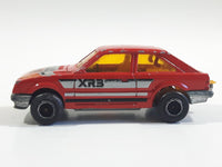 Majorette No. 212 Ford Escort XR3 Red 1/52 Scale Die Cast Toy Car Vehicle