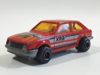 Majorette No. 212 Ford Escort XR3 Red 1/52 Scale Die Cast Toy Car Vehicle