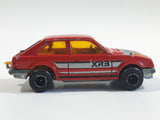 Majorette No. 212 Ford Escort XR3 Red 1/52 Scale Die Cast Toy Car Vehicle