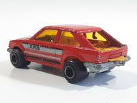 Majorette No. 212 Ford Escort XR3 Red 1/52 Scale Die Cast Toy Car Vehicle