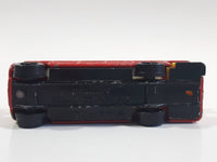 Vintage PlayArt Double Decker Bus Red Die Cast Toy Car Vehicle Missing Second Level - Made in Hong Kong