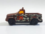 2005 Matchbox Military Troop Carrier Truck Matte Brown Die Cast Toy Car Vehicle