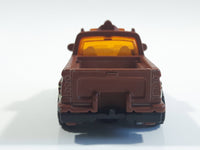 2005 Matchbox Military Troop Carrier Truck Matte Brown Die Cast Toy Car Vehicle